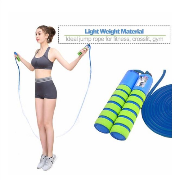 NWT Aoneky Adjustable Kids Jump Rope with Counter and Comfortable Handles - Picture 5 of 6